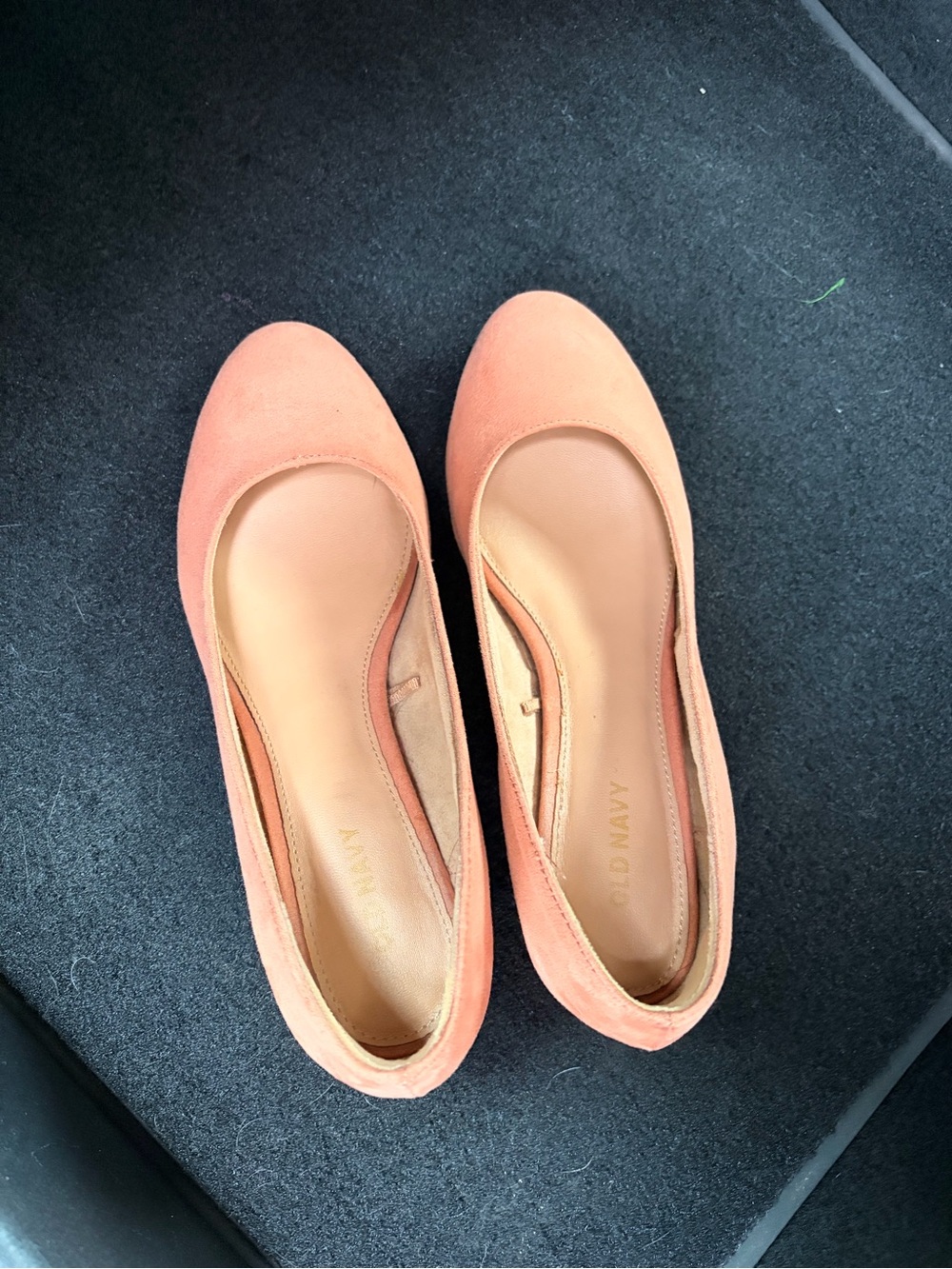 Old Navy Women's Suede Ballet Block Heel